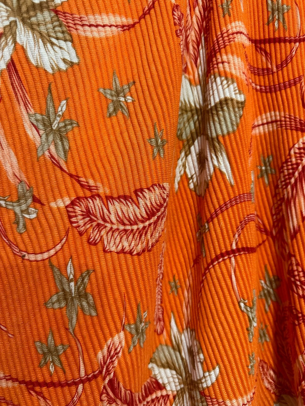 Avella - Orange Floral Wrap/Jacket