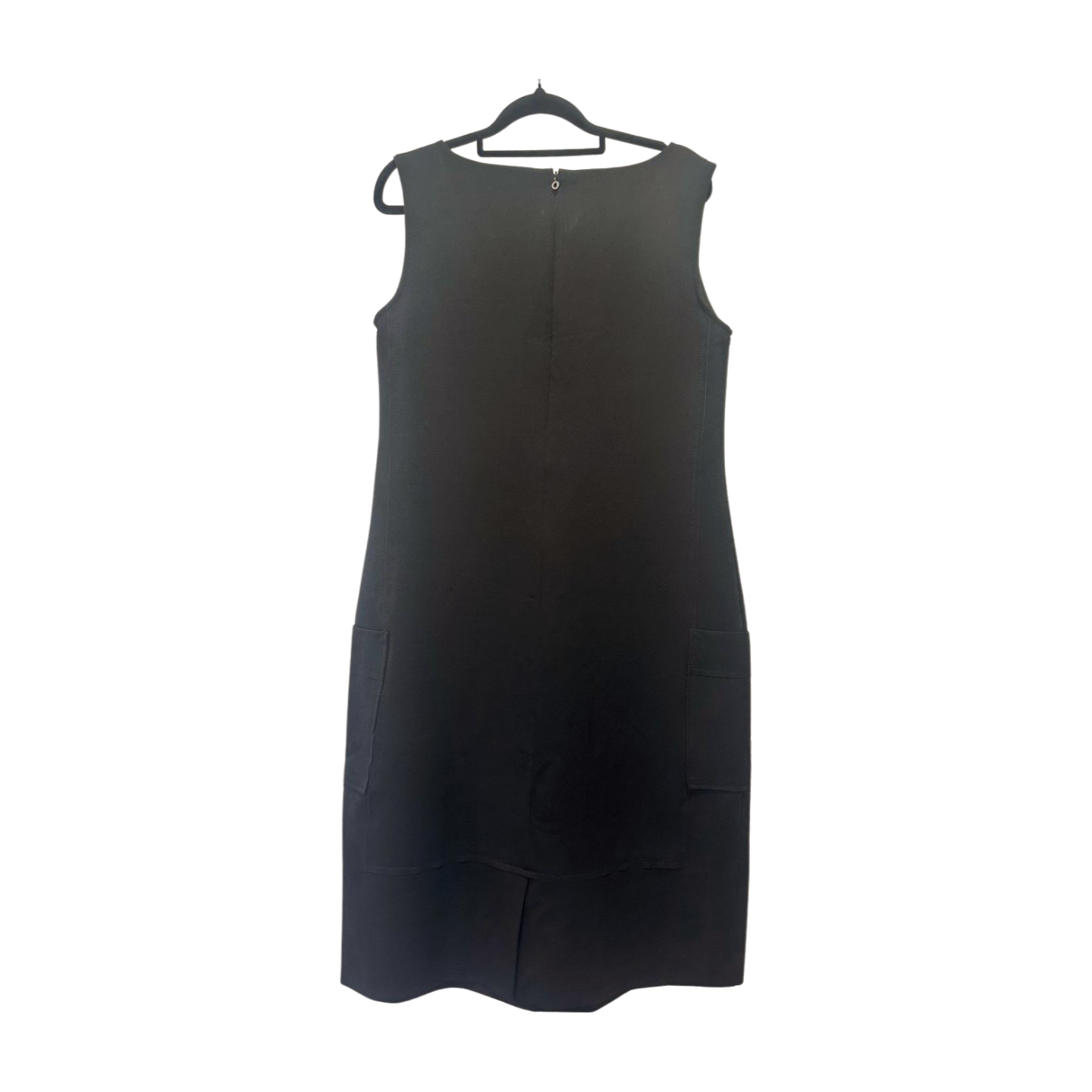 Crea Concept - Black Sleeveless Shift Dress with Pockets