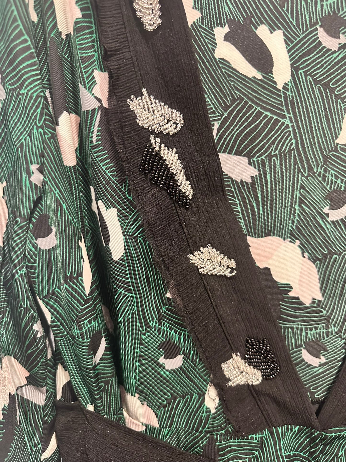 Elly M - Deep V Maxi Dress/Jacket