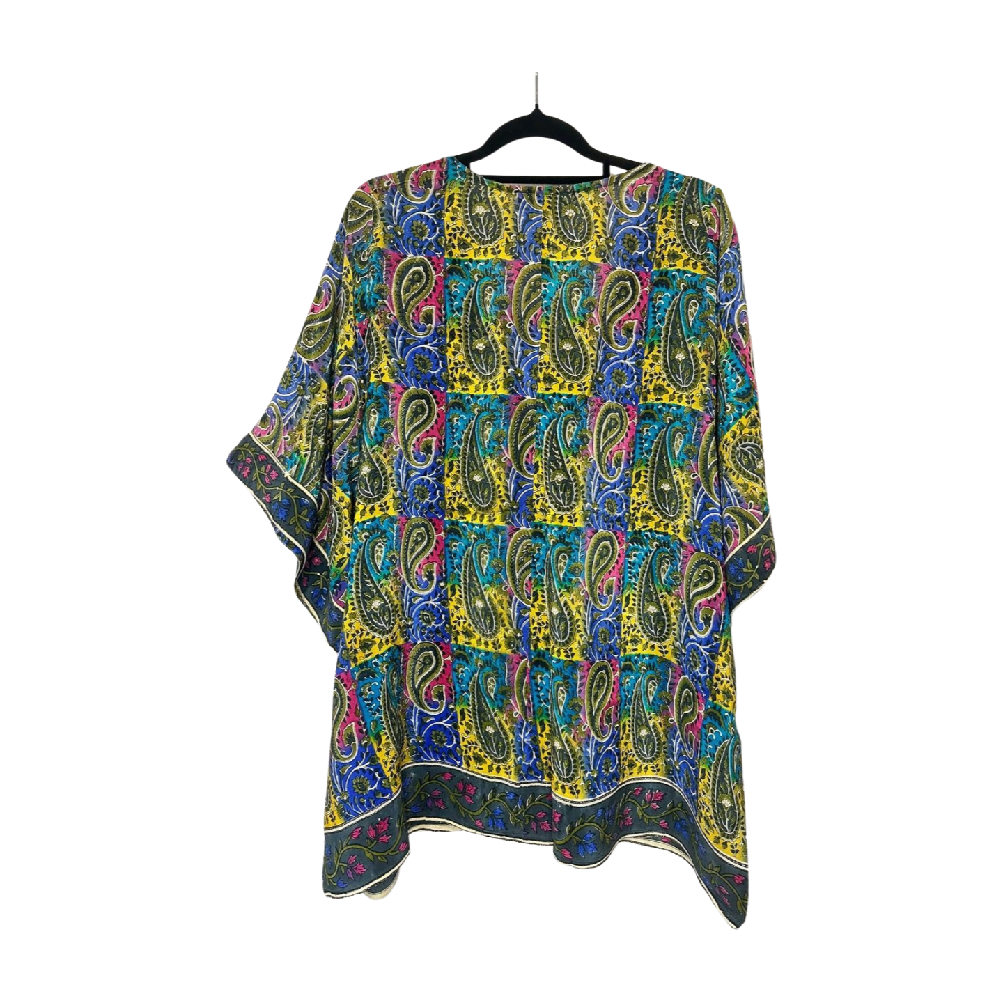 Tolani - Multicolour Paisley Print Kaftan Top
