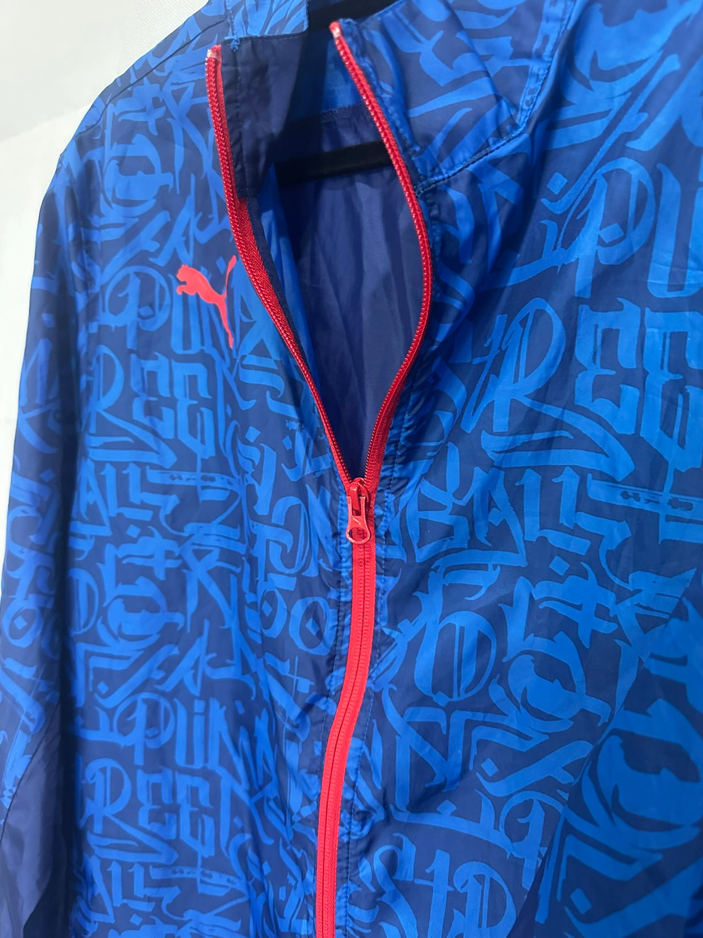 Puma - Blue Tracksuit Set with Graphic Print