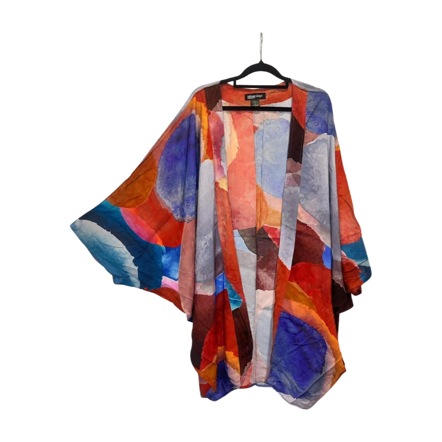 Taking Shape - Watercolour Print Kimono Jacket