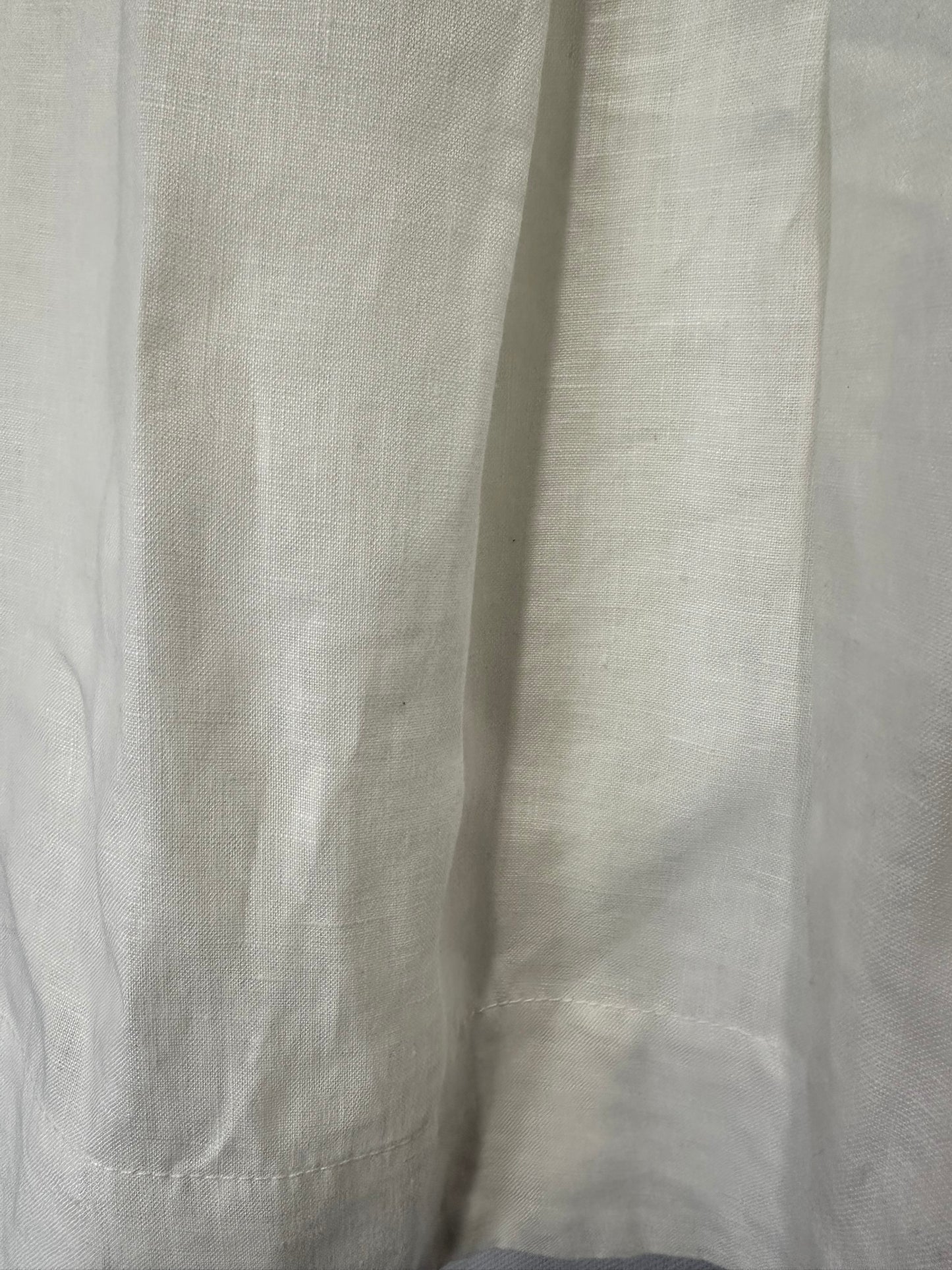 Cue - Classic White Linen A-Line Skirt