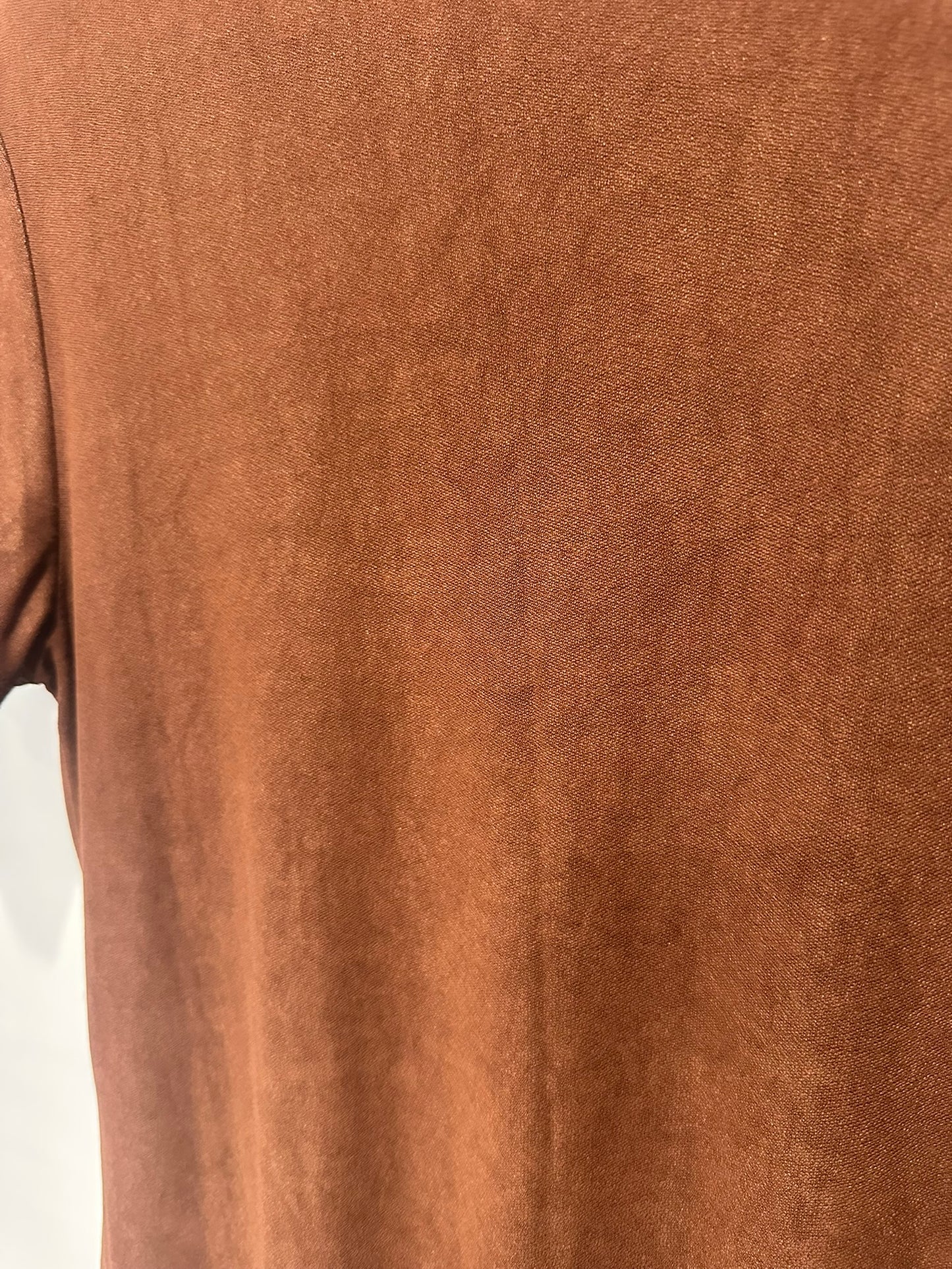 Charlie Brown - Rust Knit T-Shirt Dress