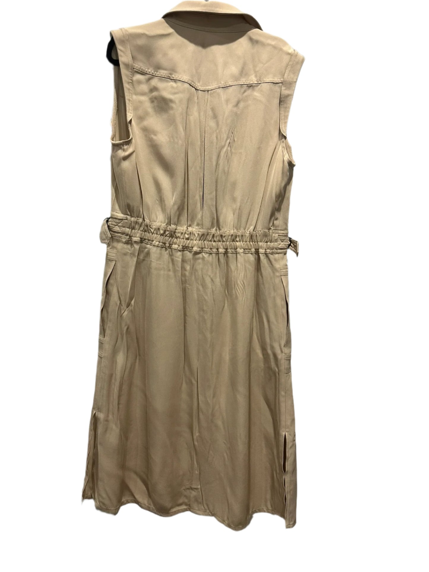 Reiss Stone Sleeveless Utility Shirt Dress
