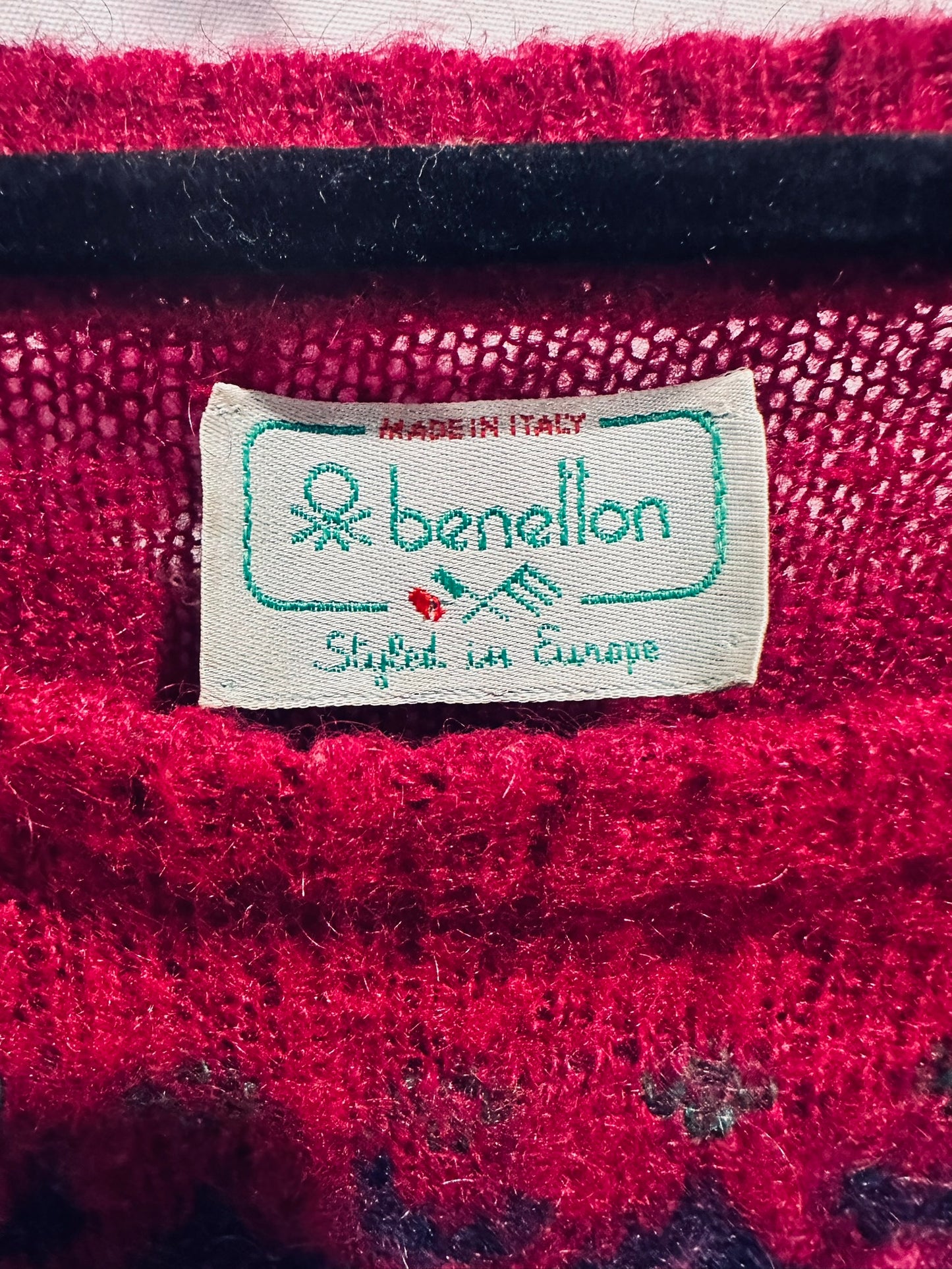Benetton Vintage Italian Wool Jumper