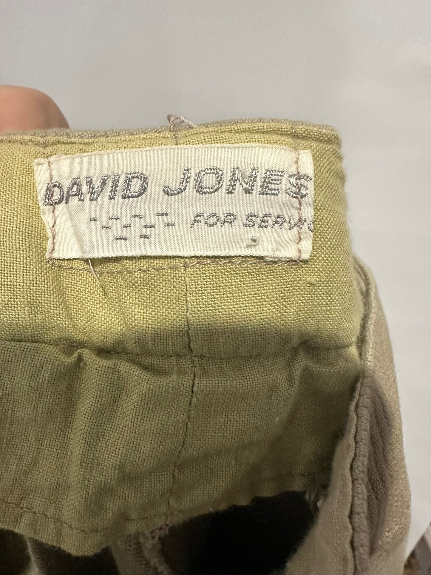 David Jones Vintage “For Service” Jodhpurs