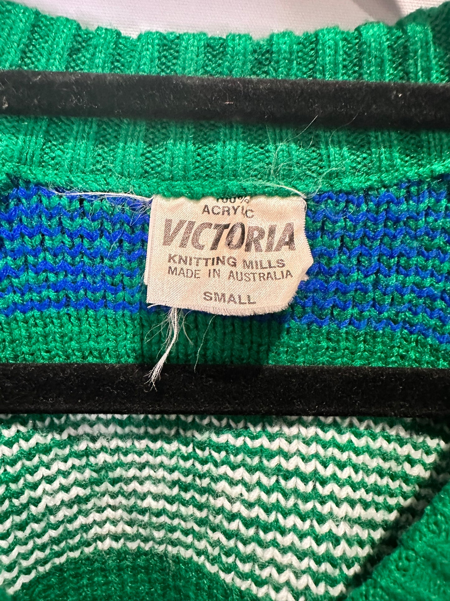 Victoria Knitting Mills Vintage Fair Isle Jumper