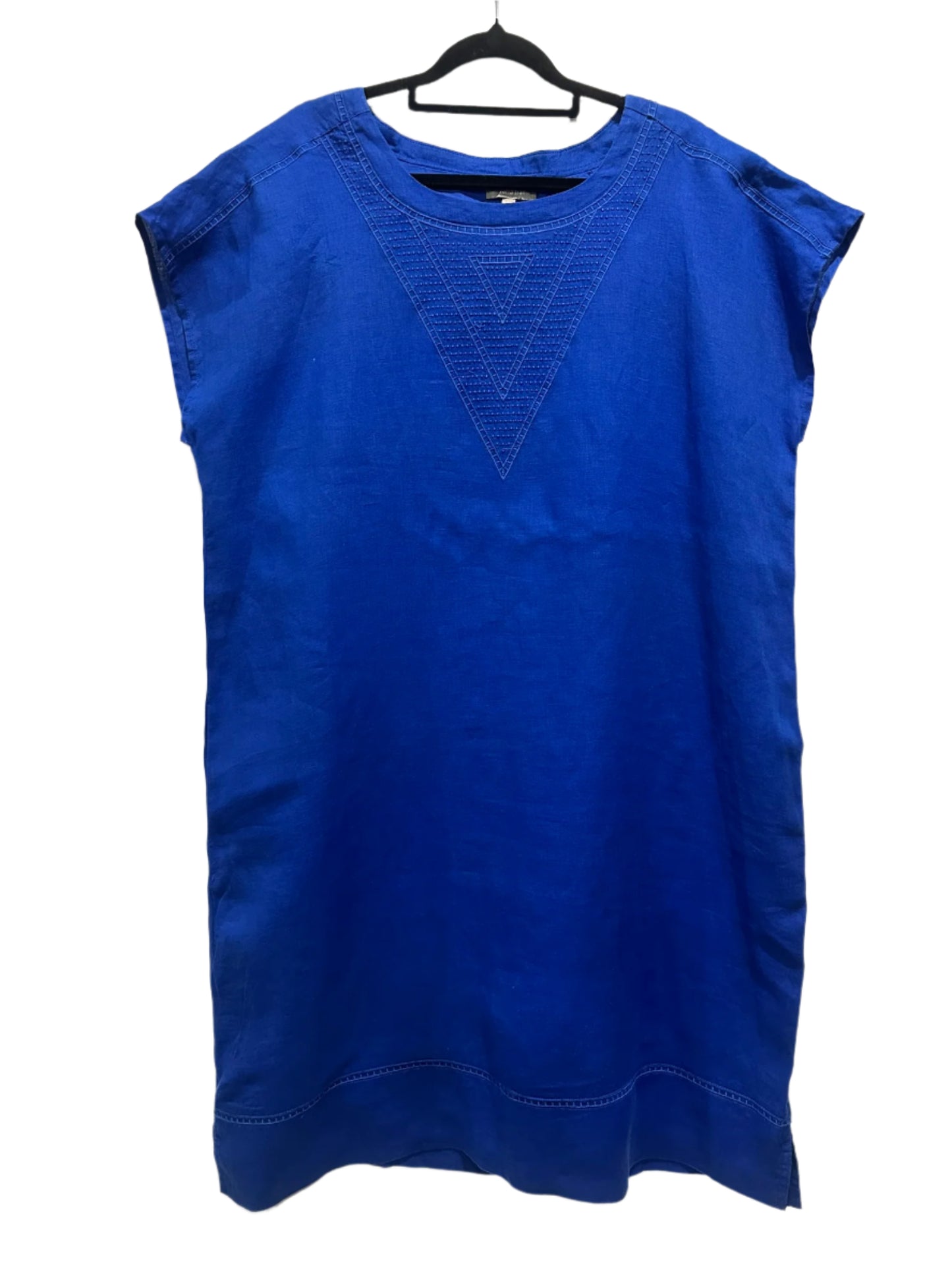 Yarra Trail Royal Blue Linen Dress - New