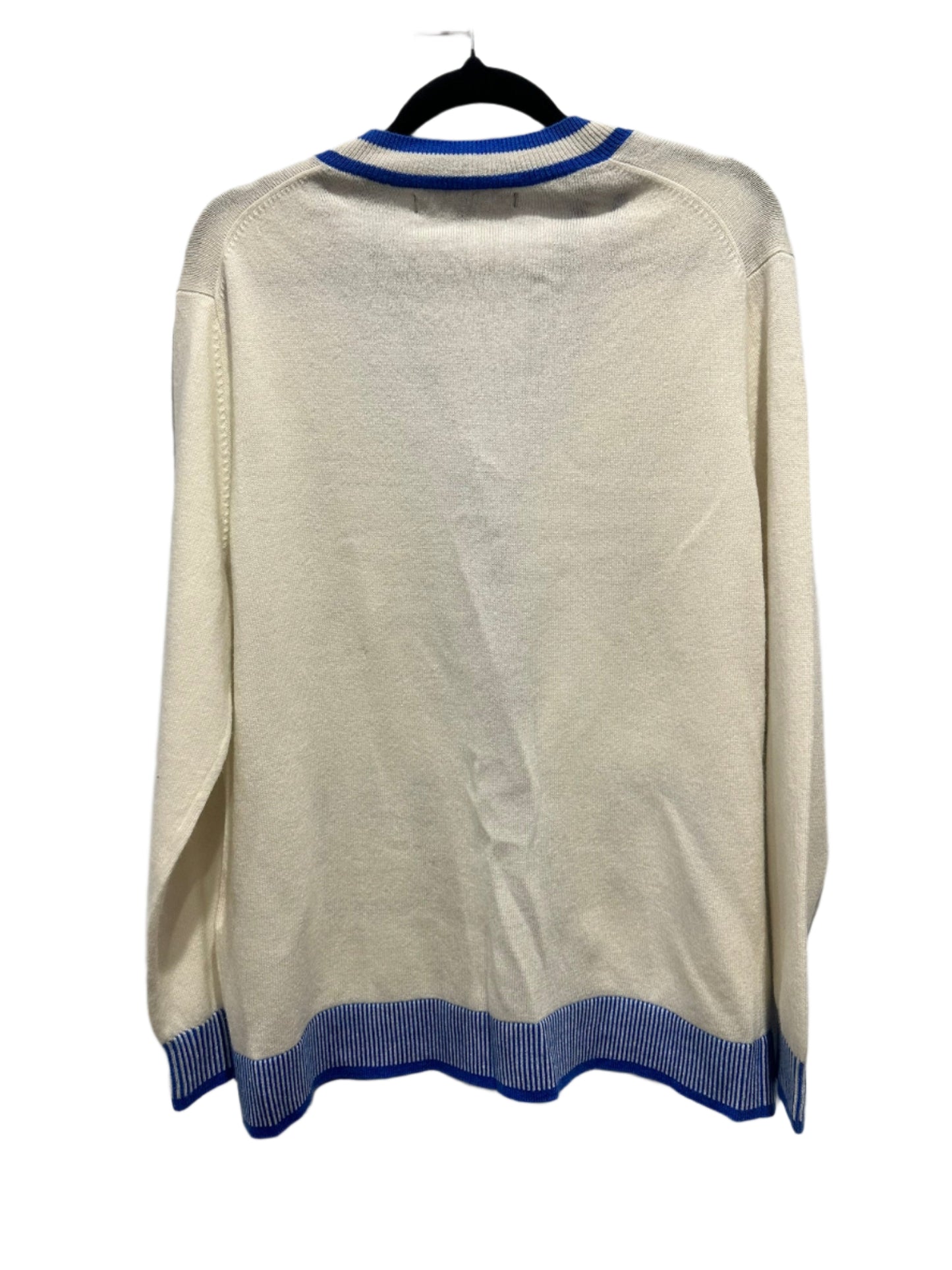 Cable Melbourne Varsity-Style Knit Cardigan