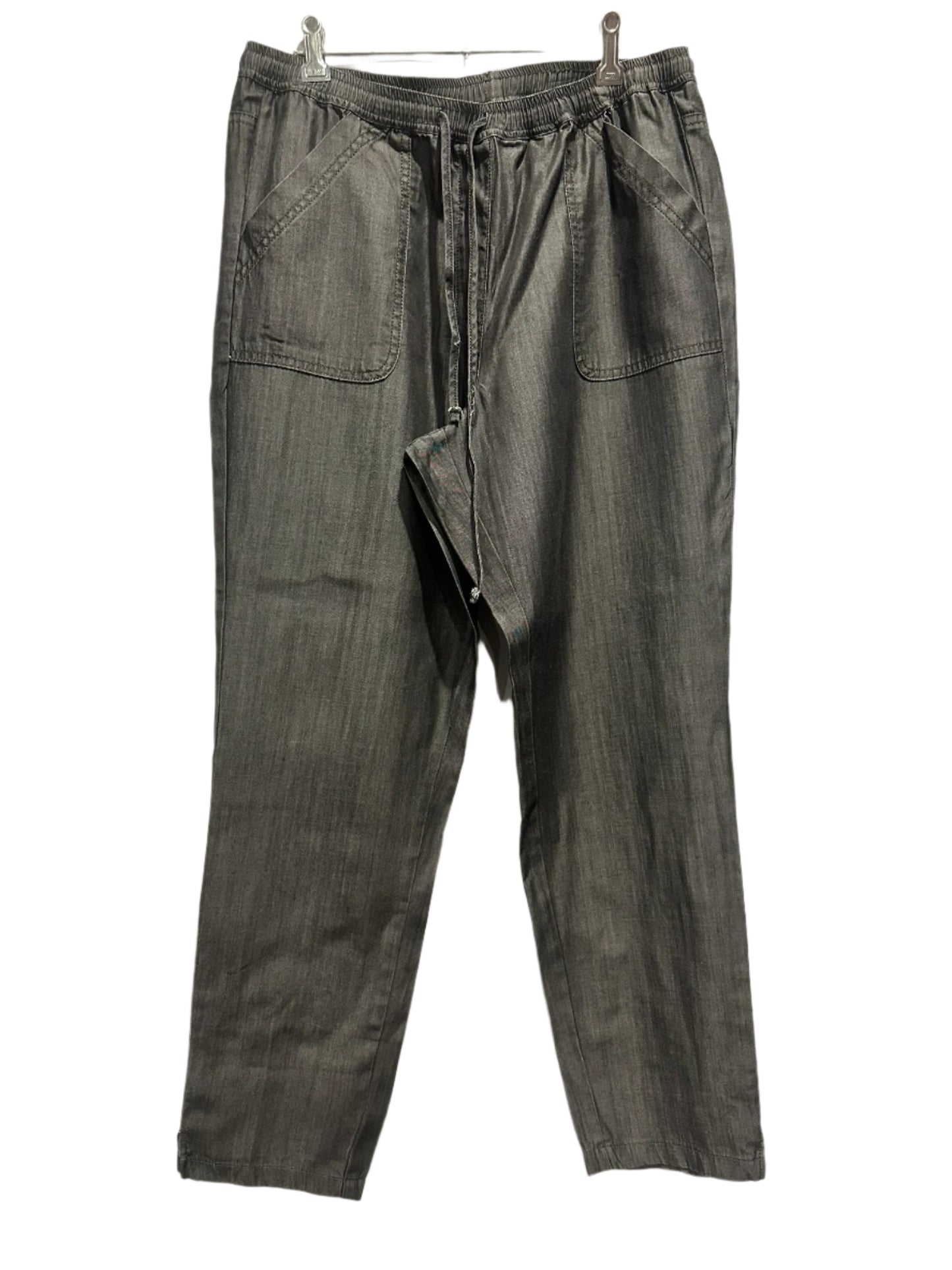 Blue Illusion Charcoal Tencel Pants