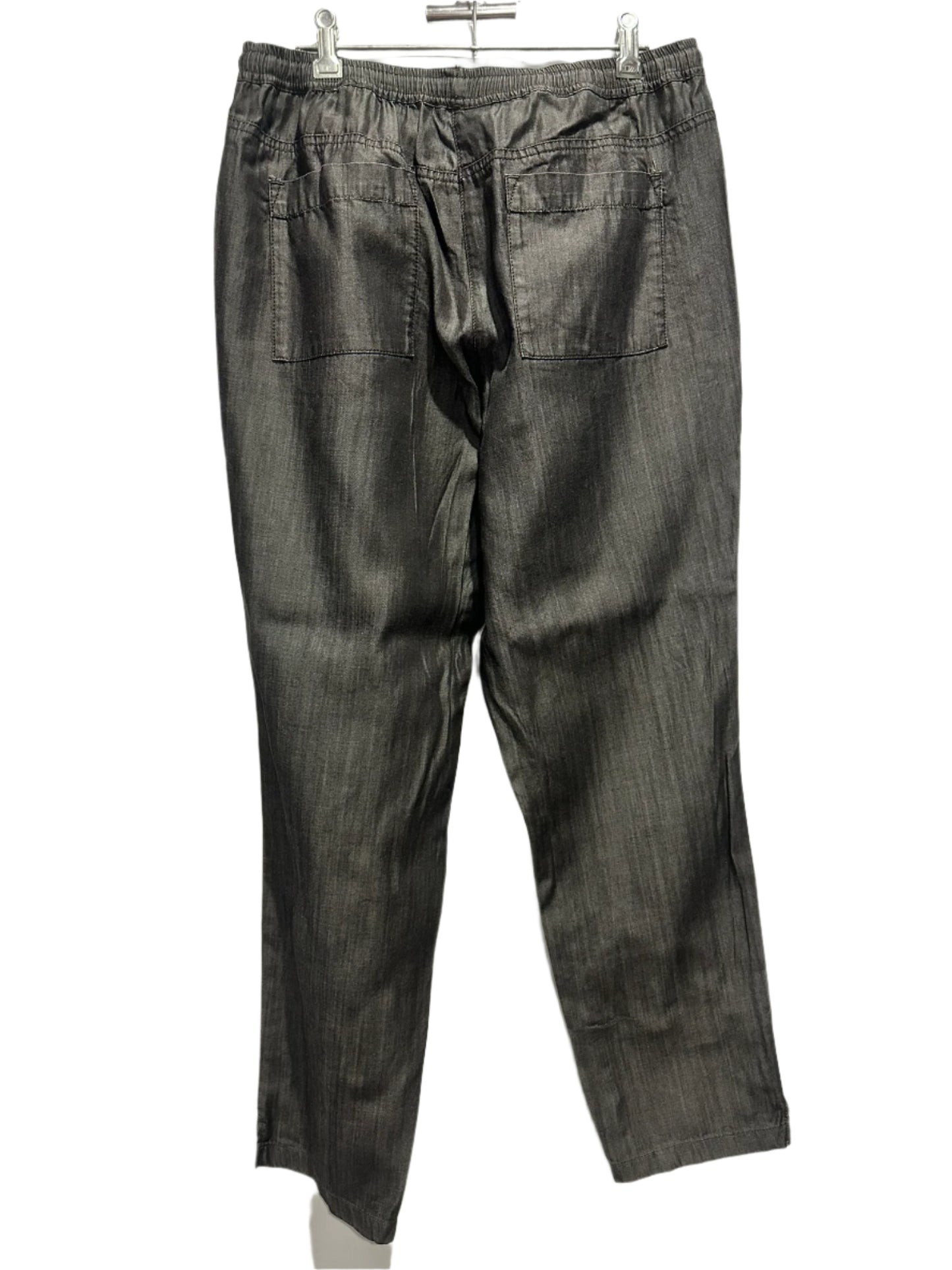 Blue Illusion Charcoal Tencel Pants