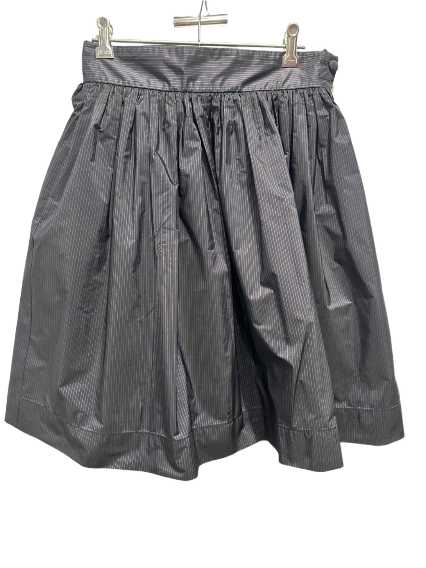 Cue Charcoal Grey Pinstripe Skirt