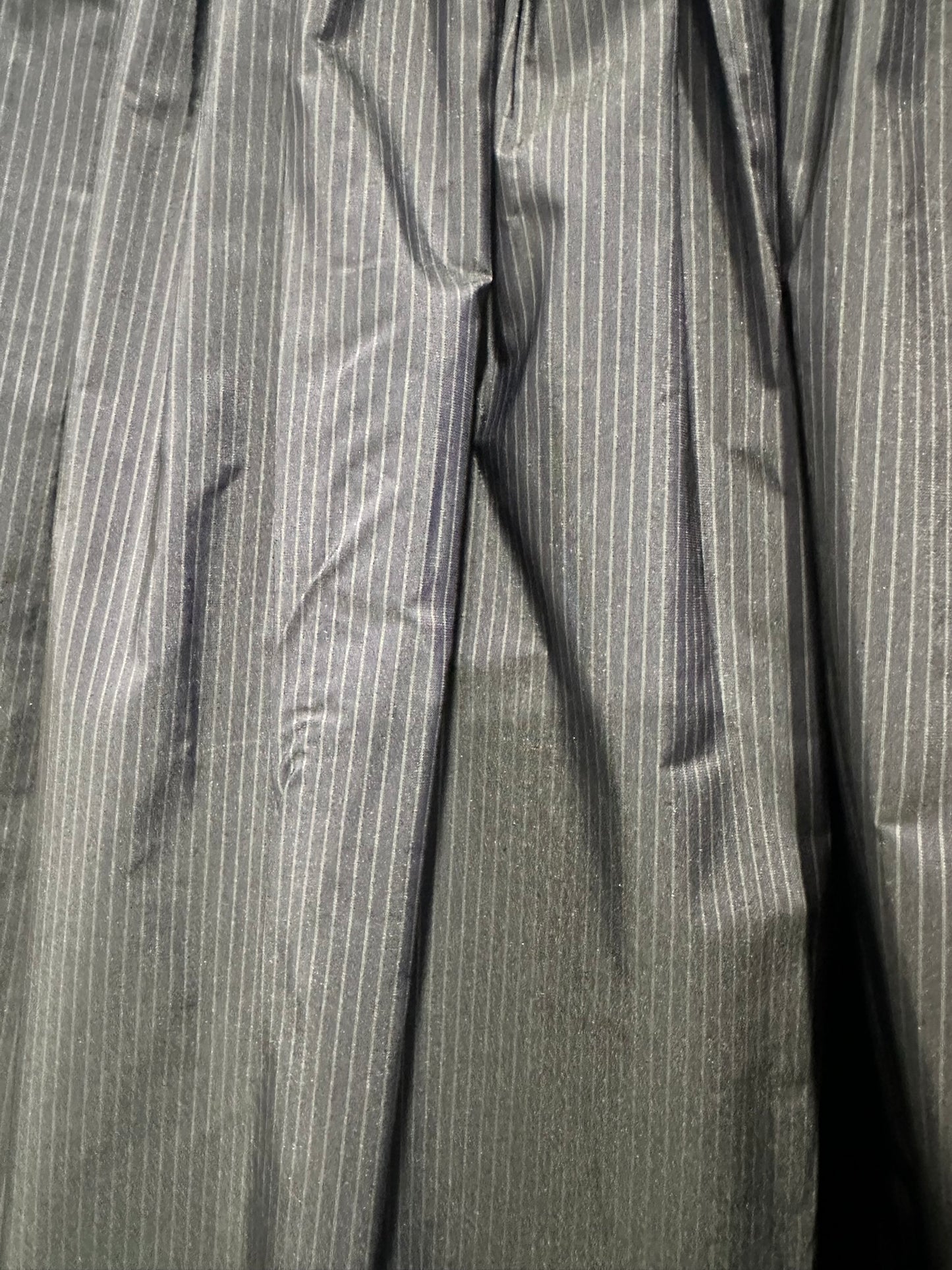Cue Charcoal Grey Pinstripe Skirt