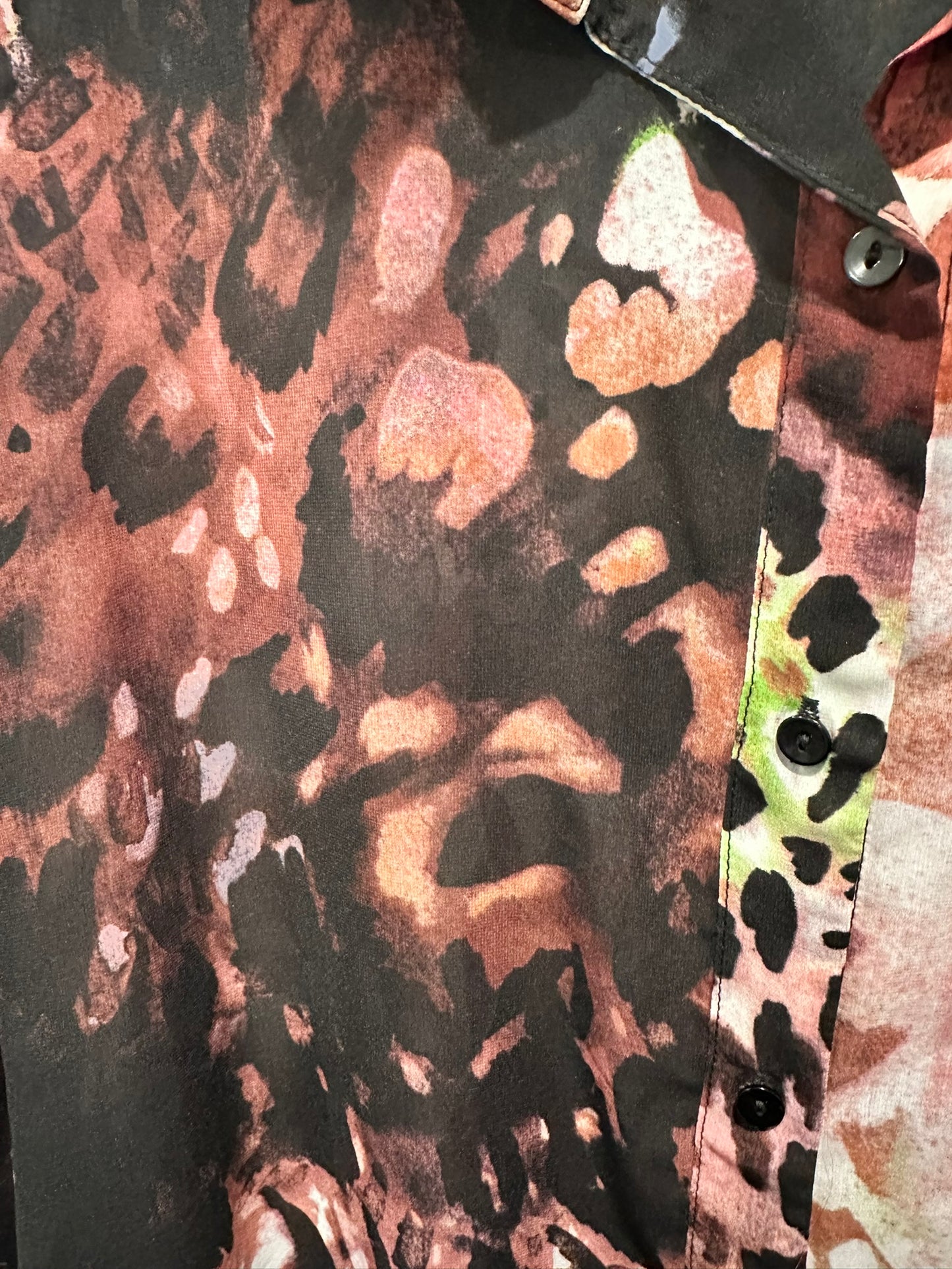 Philosophy Australia – Abstract Animal Print Tunic Blouse