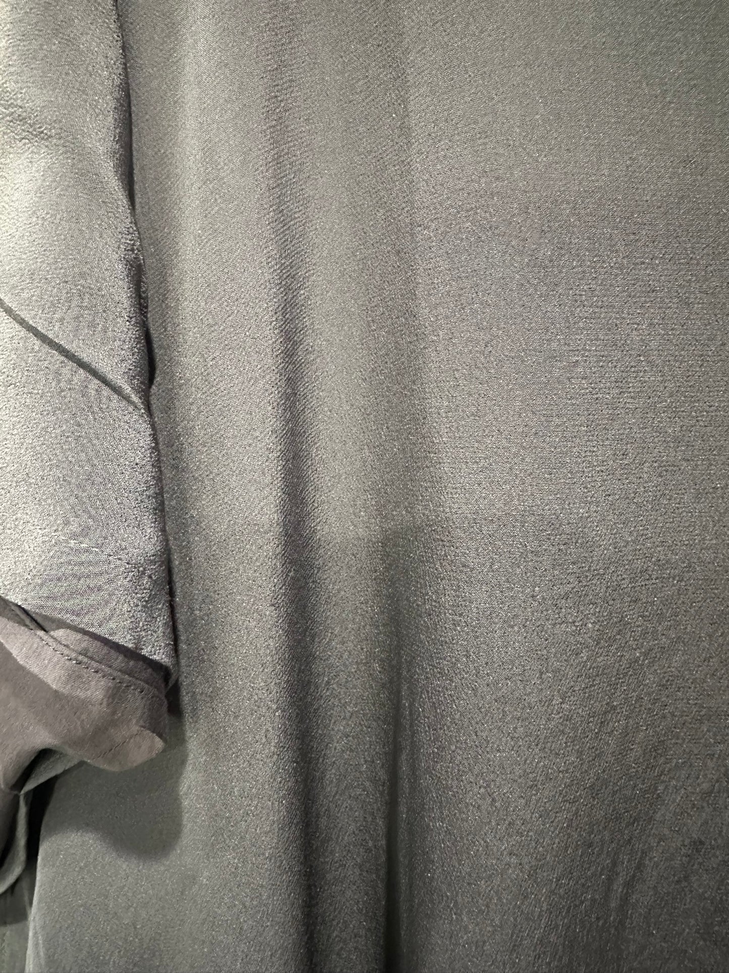 COS – Minimalist Draped Shift Dress (or top) in Charcoal Grey
