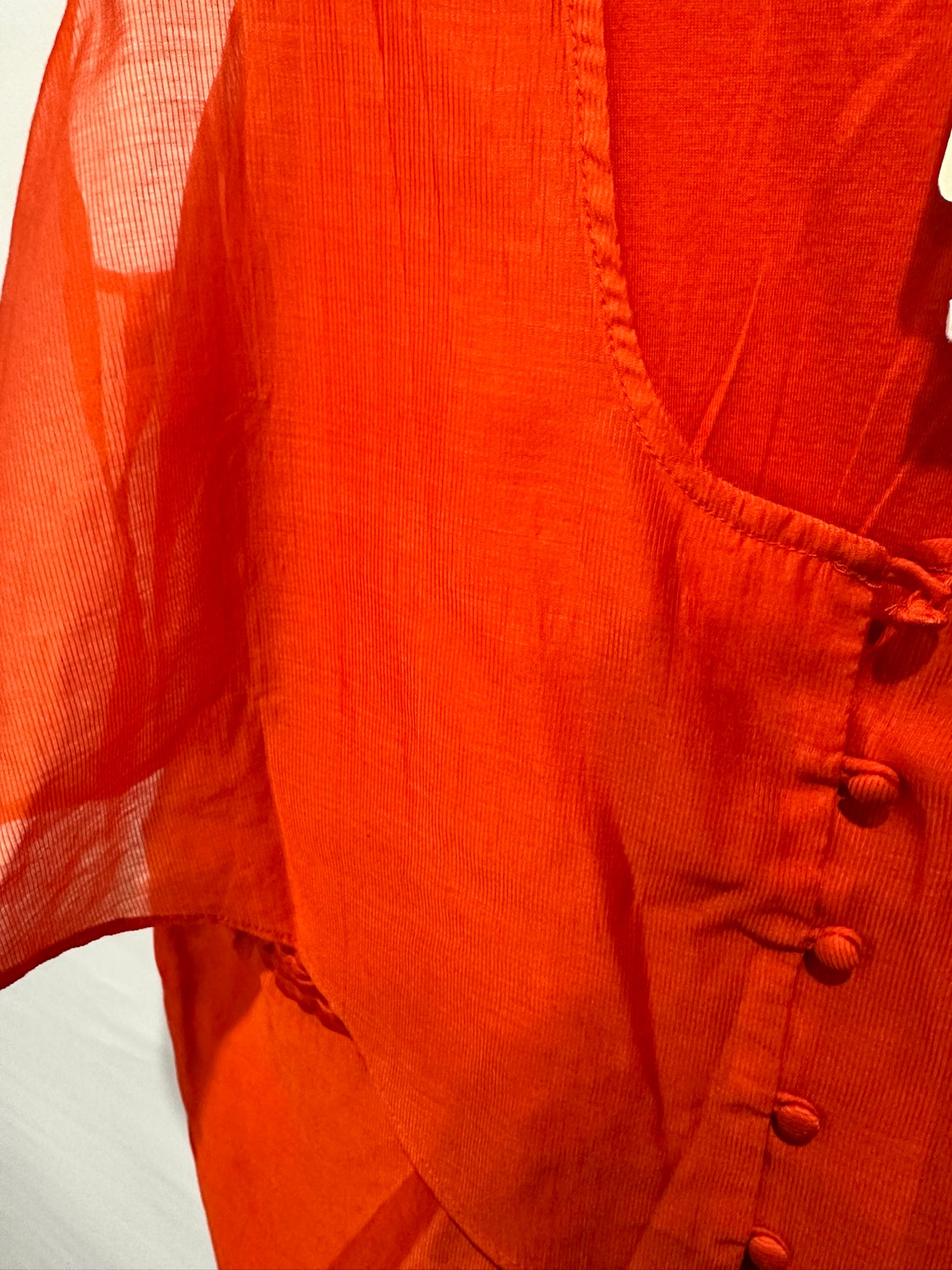 Sass & Bide – Bright Red/Orange Layered Sleeveless Dress - NWT