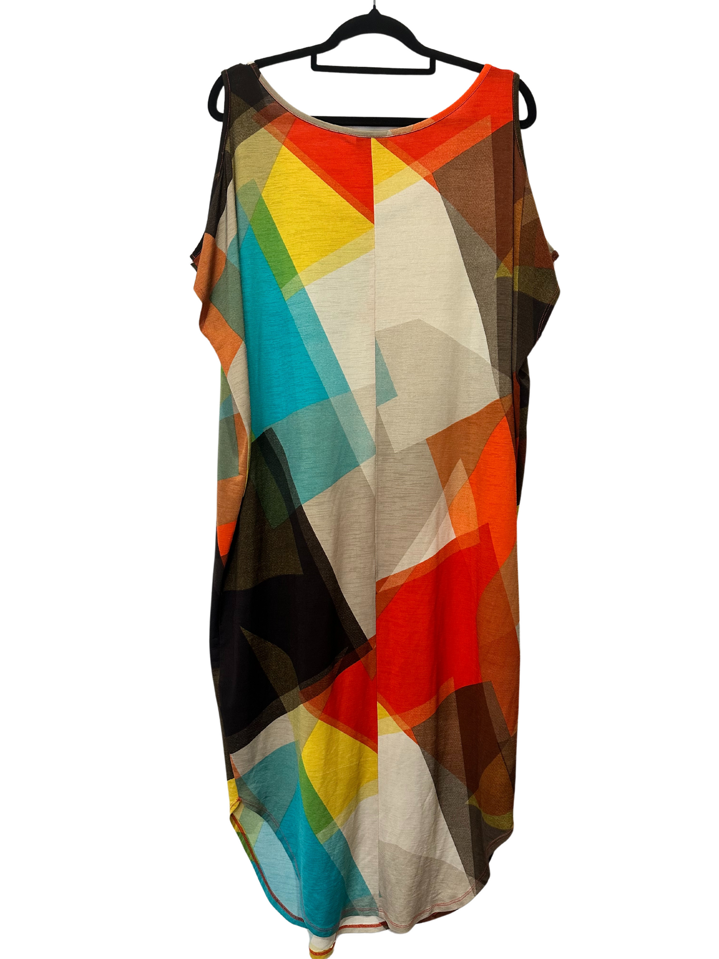 Sandra Soulos - Multi-coloured Knit Dress with Belt