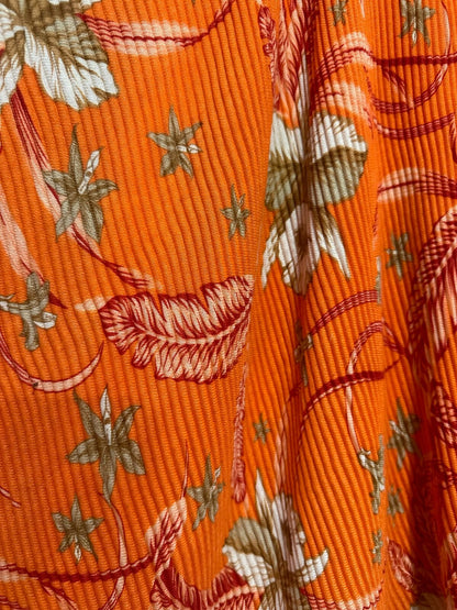 Avella - Orange Floral Wrap/Jacket