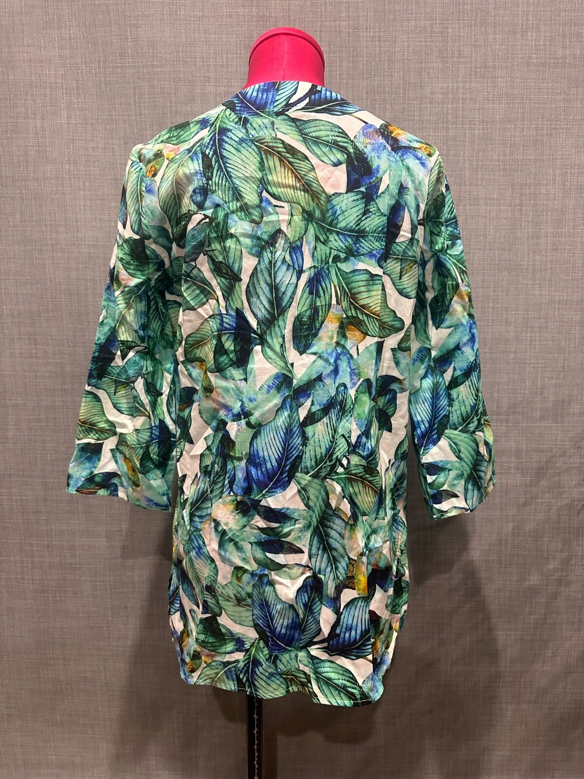 W Lane - Green Pattern Floral Top