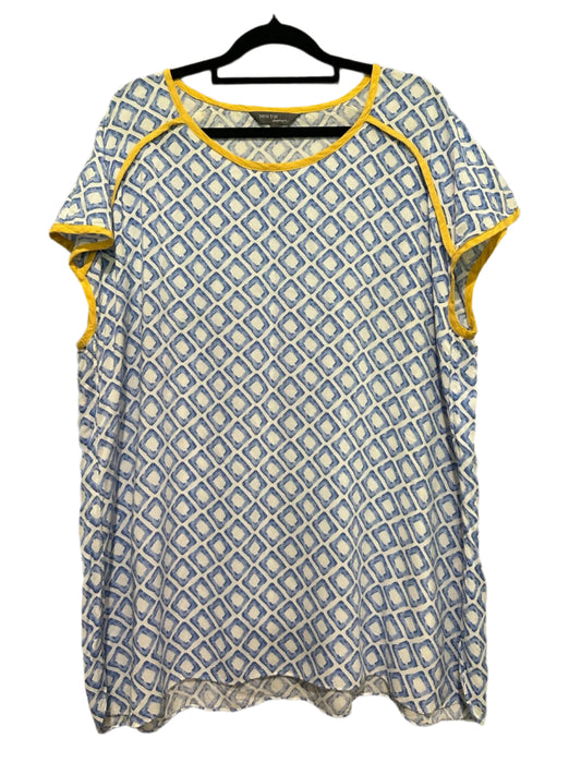 Yarra Trail - Geometric Print Top
