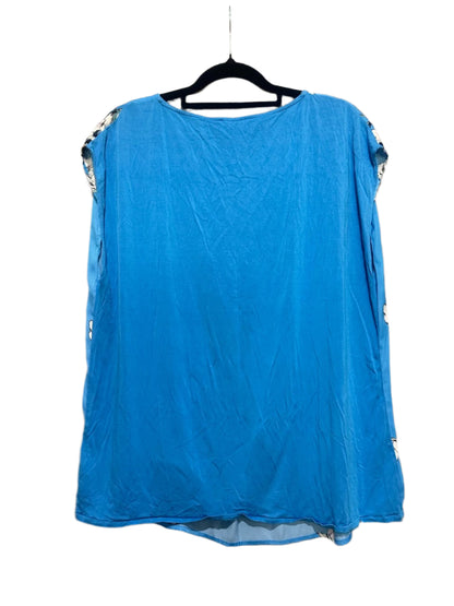 Witchery - Sky Blue Floral Blouse