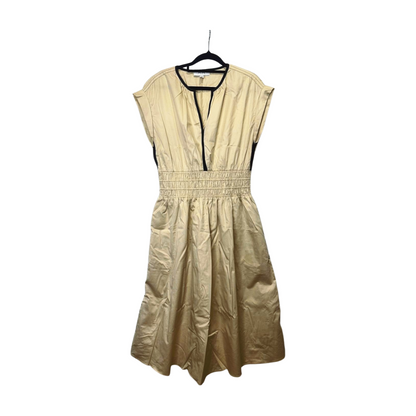 Reiss - Creamy Cinched Waist Dress