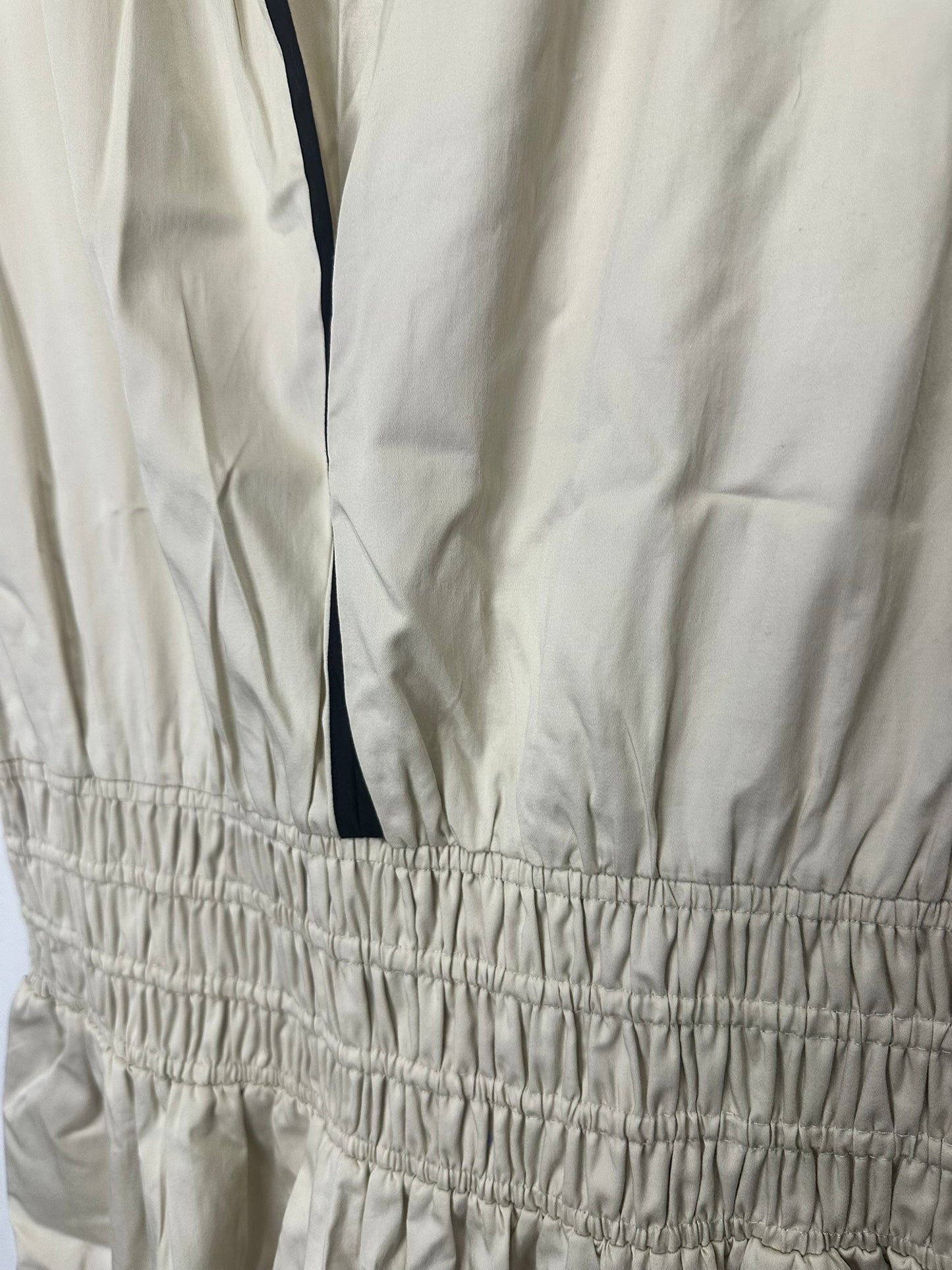 Reiss - Creamy Cinched Waist Dress
