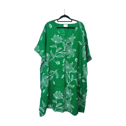 Cali & Co - Floral Green Dress
