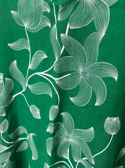 Cali & Co - Floral Green Dress