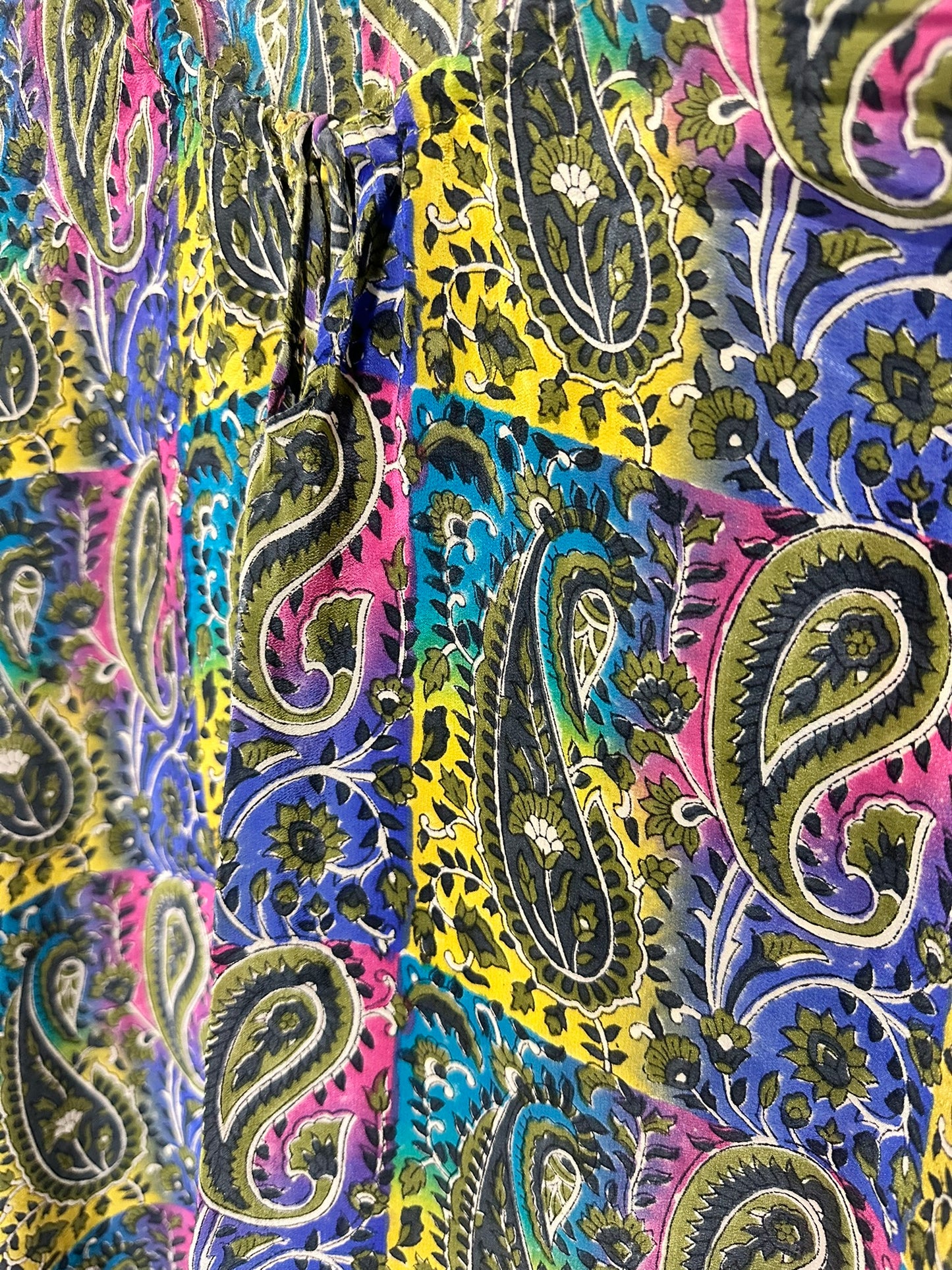 Tolani - Multicolour Paisley Print Kaftan Top