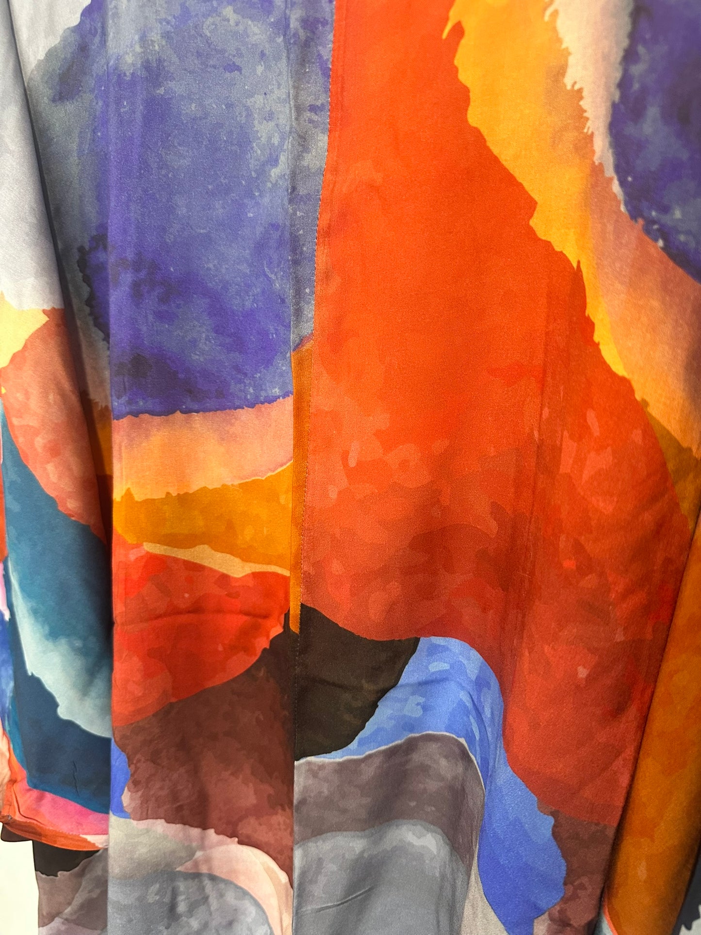 Taking Shape - Watercolour Print Kimono Jacket