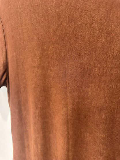 Charlie Brown - Rust Knit T-Shirt Dress