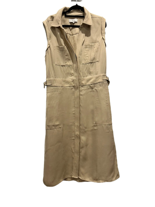 Reiss Stone Sleeveless Utility Shirt Dress