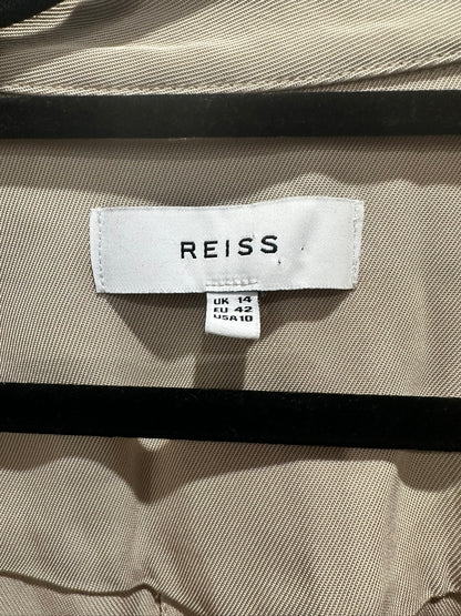 Reiss Stone Sleeveless Utility Shirt Dress