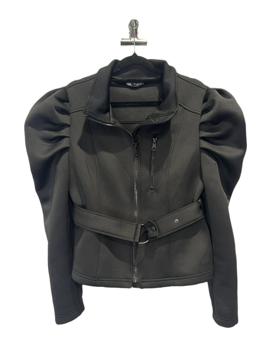 ZARA Structured Puff Sleeve Jacket