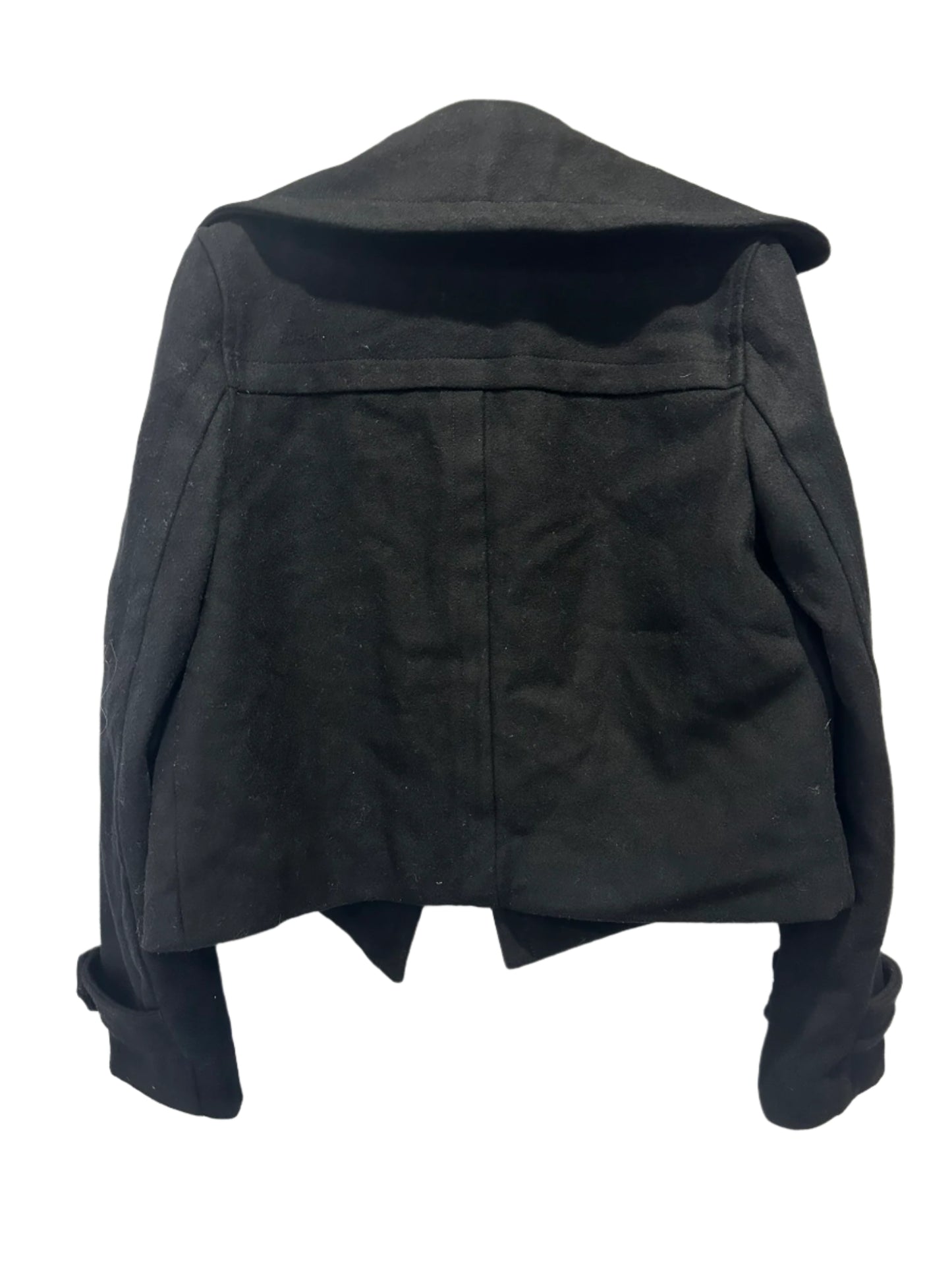 Country Road Black Cropped Wool-Blend Jacket