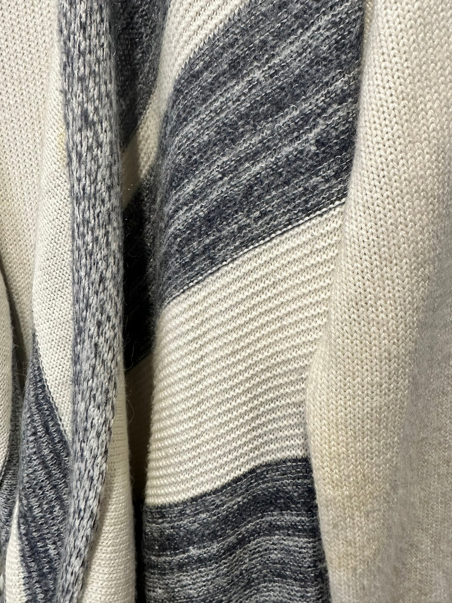 JAG Cream & Grey Knit Cardigan.