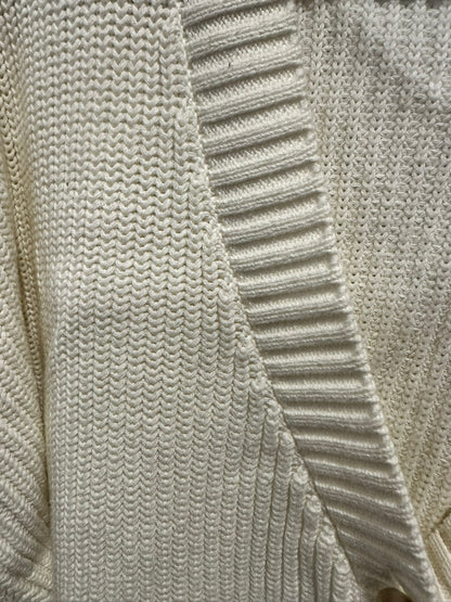 Jag Cream Button-Up Knit Cardigan NWT