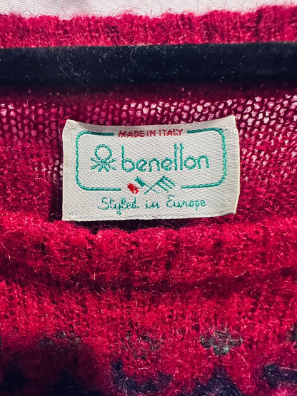 Benetton Vintage Italian Wool Jumper