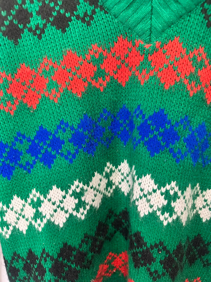 Victoria Knitting Mills Vintage Fair Isle Jumper