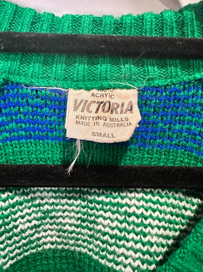 Victoria Knitting Mills Vintage Fair Isle Jumper