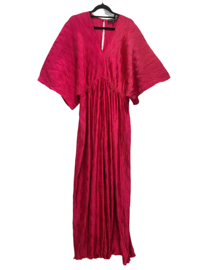 Decjuba Bright Pink Pleated Jumpsuit