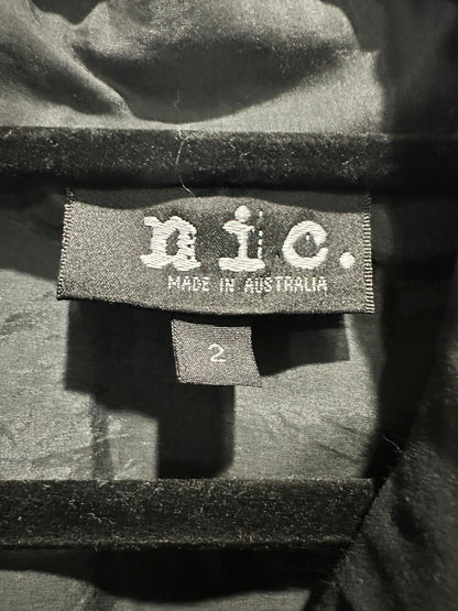 n.i.c. by Nicola Waite Charcoal Gathered Shirt Dress