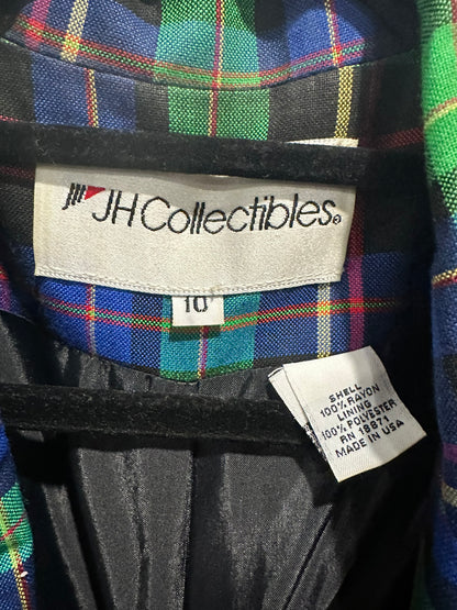 JH Collectibles - Vibrant Vintage Plaid Blazer