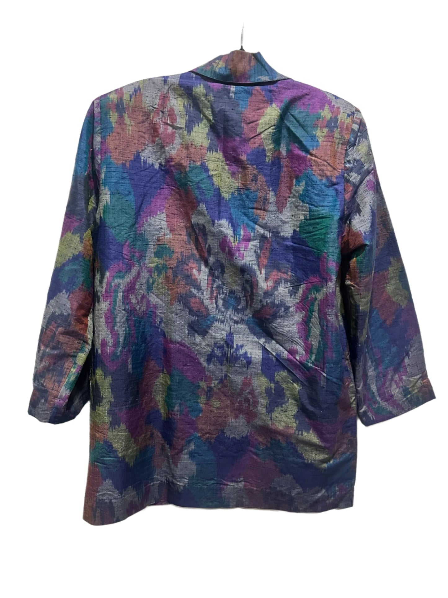 Shirley Graham Abstract Pattern Silk Blazer