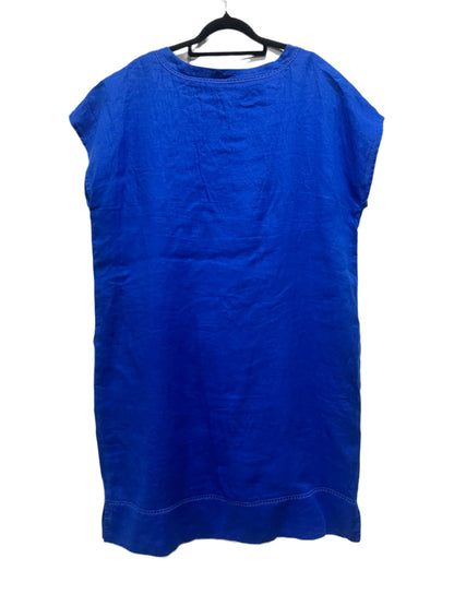 Yarra Trail Royal Blue Linen Dress - New