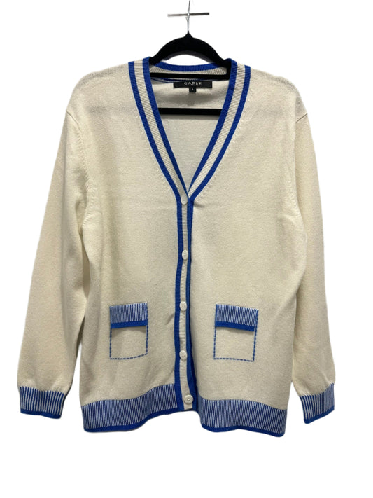 Cable Melbourne Varsity-Style Knit Cardigan