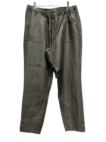 Blue Illusion Charcoal Tencel Pants