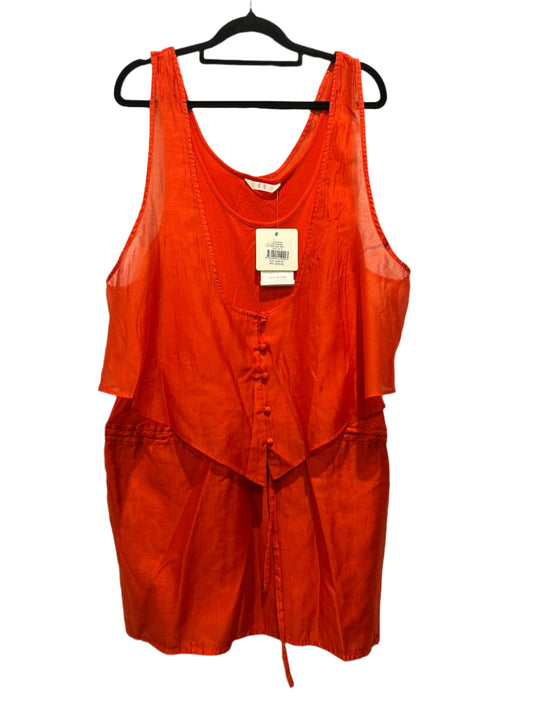 Sass & Bide – Bright Red/Orange Layered Sleeveless Dress - NWT